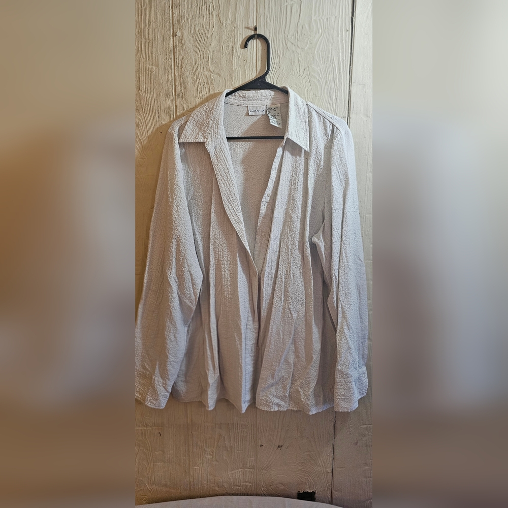 Women's White Stag ; Size 16/18 Botton Down Blouse